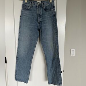 Agolde Classic Blue 100% Organic Cotton Denim Jeans